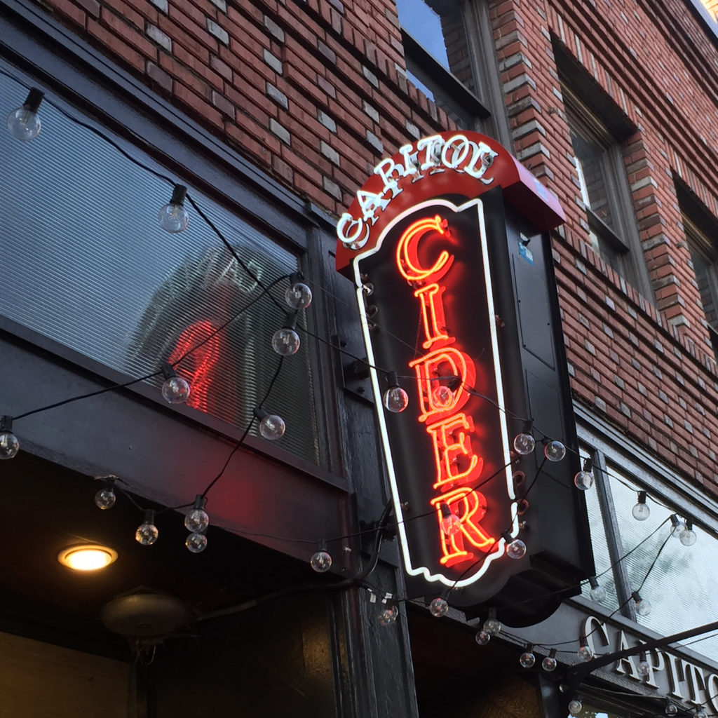Capitol Cider Seattle Washington With Extra Love and Without Gluten