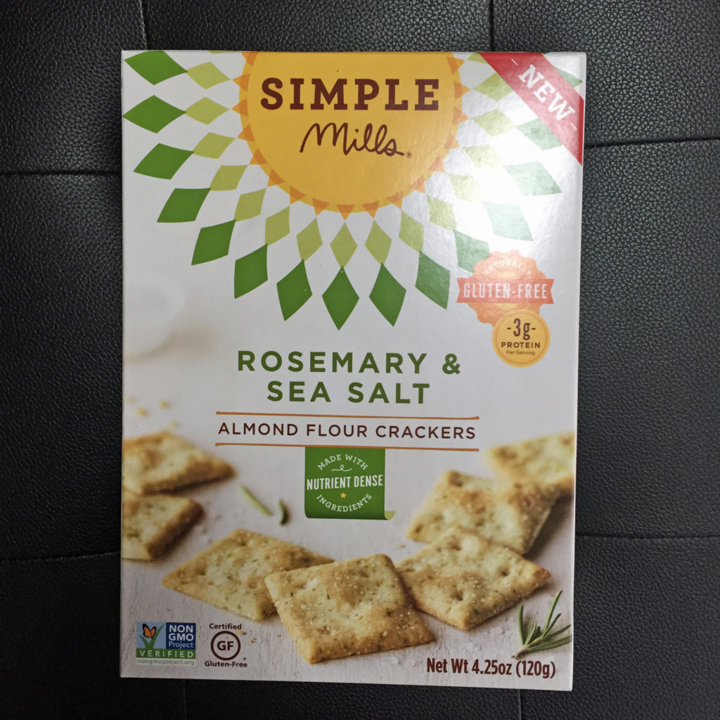 Simple Mills Rosemary & Sea Salt Almond Flour Crackers With Extra