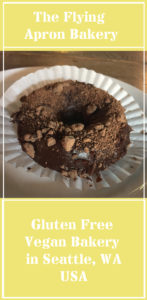 Vegan gluten free donuts from the Flying Apron bakery and cafe in Seattle Washington USA