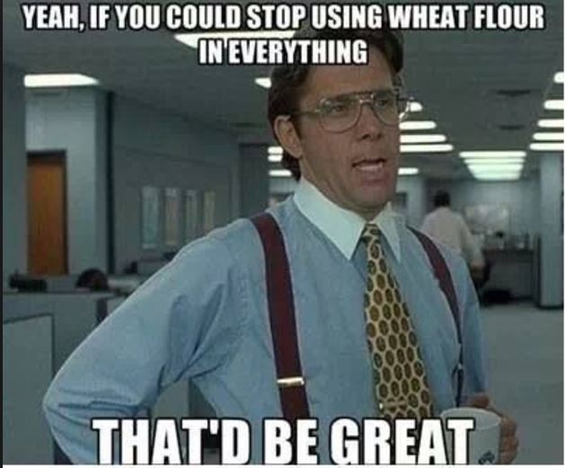 gluten free office meme